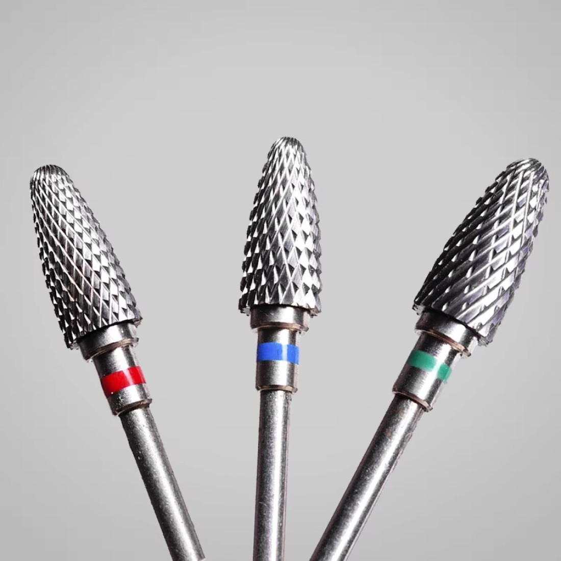 3 Pieces 5 in 1 Nail Drill Bits 332 Inch Professional Tungsten Nail File Bits 332 Inch Shank Size Drill Machine for Acrylic NailsManicure Nail Art Drill Machine Both Left and Right Handed