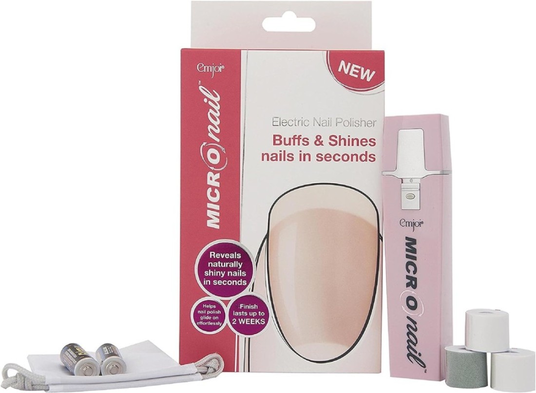 Emjoi Micro Nail Manicure or Mani PediSmooths Buffs Shines Instantly