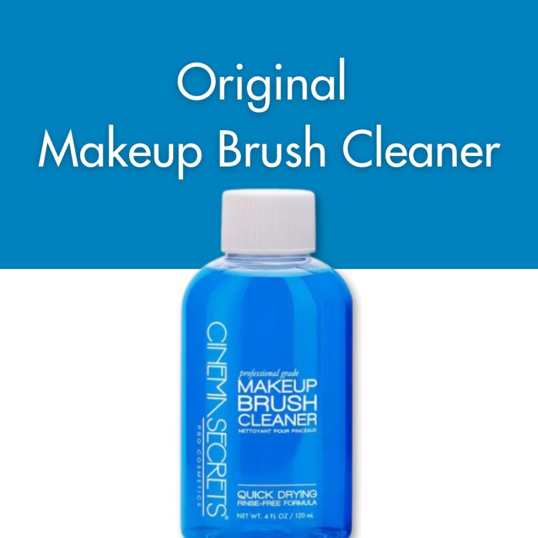 Cinema Secrets Professional Makeup Brush Cleaner 4 fl oz Vanilla