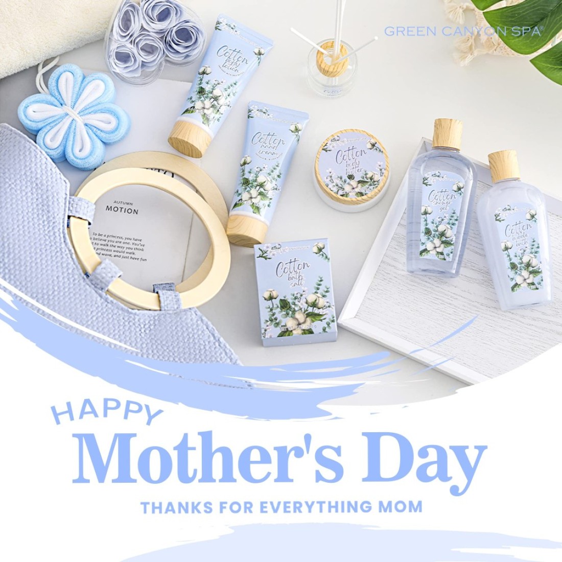 Spa Gift Baskets for Women Gifts Bag for Women 11pcs Spa Gift Sets with Shower Gel Body Lotion Reed Diffuser Relaxing Gift for Women Mothers Day Gifts for Mom