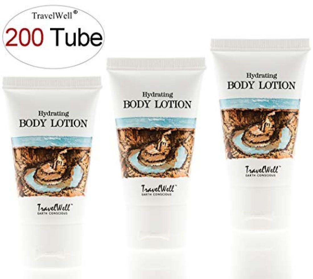 Travelwell Landscape Series Hotel Travel Size Lotion 10 Fl Oz30ml Individually Wrapped 200 Tubes per Box Travel Size Toiletries Hotel Toiletries Bulk Set