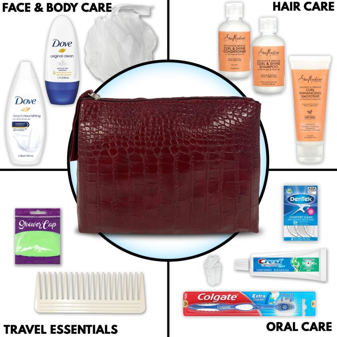 Convenience Kits International Womens Multicultural 13 pc Travel Kit Featuring TravelSize Hair Body Products 7744