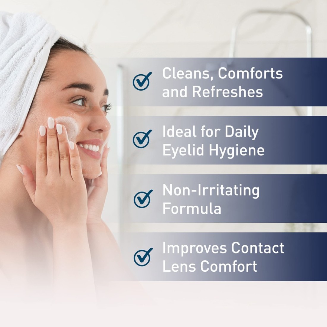 OCuSOFTLid Scrub Original Compliance Kit Instant Foaming Eyelid Scrub LintFree Wipes Daily Eyelid Kit to Remove Oil Dust Pollen Eye Makeup 168 fl oz 100 Dry Pads