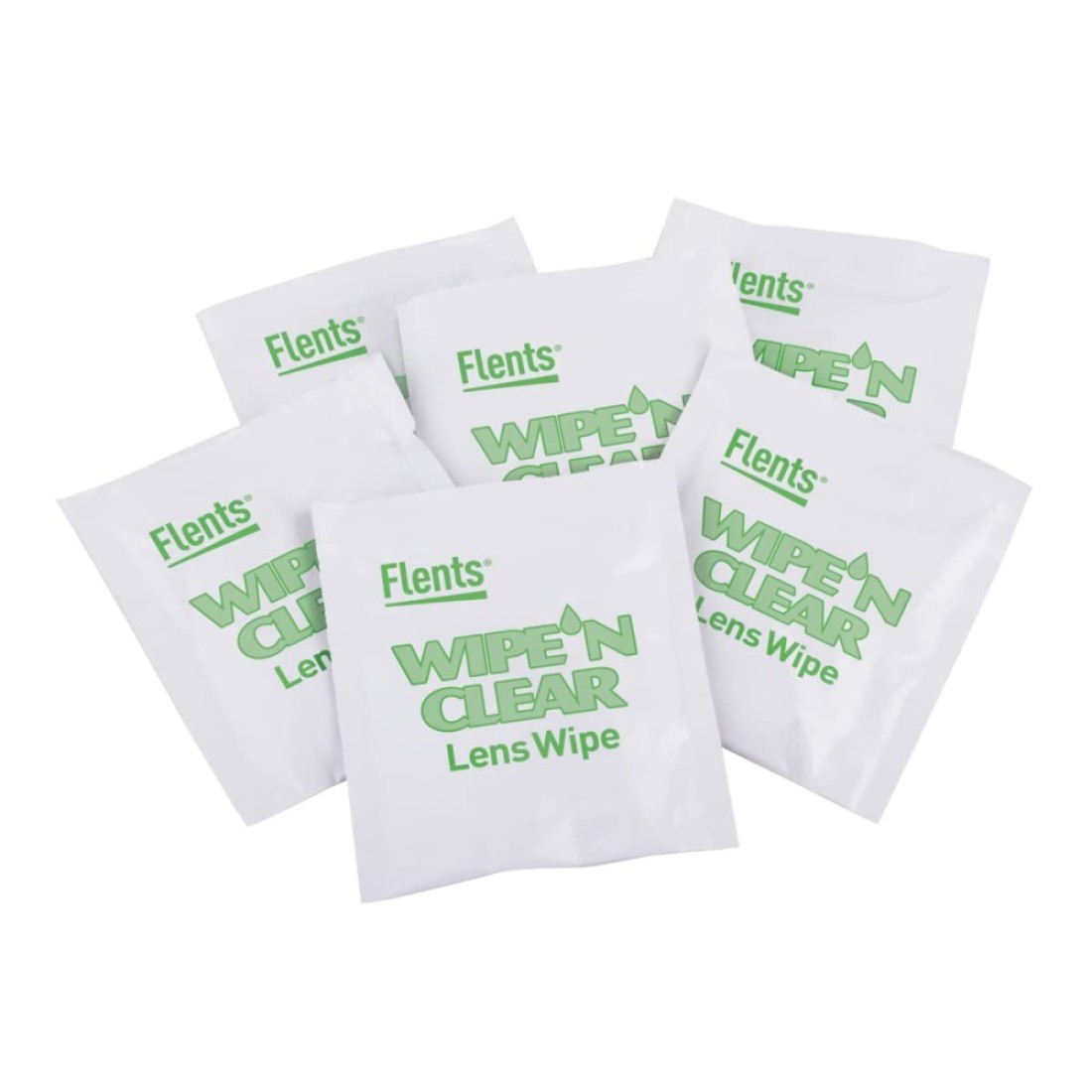 Flents Lens Wipes Wipe N Clear 20 Count PreMoistened StreakFree Safe for Glasses AntiFog Gentle Cleaning Clear Vision Individually Wrapped for Travel Convenience Made in the USA