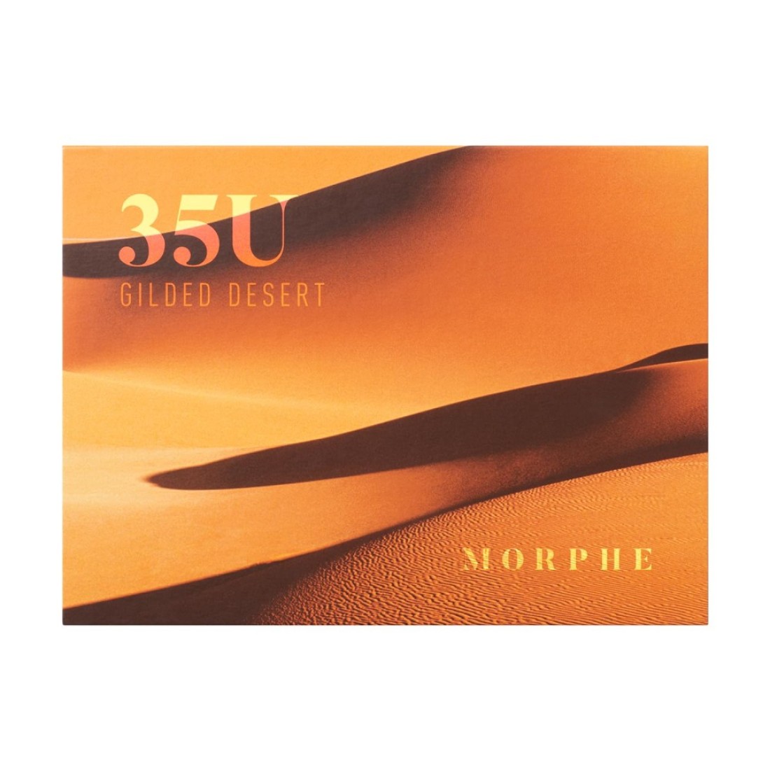 MORPHE35U Makeup Palette Gilded Desert Artistry Palette with Deep Metallics Shimmers Matte Pressed Pigments Made to Build Blend Layer for Everyday Versatile Makeup Looks 198 oz