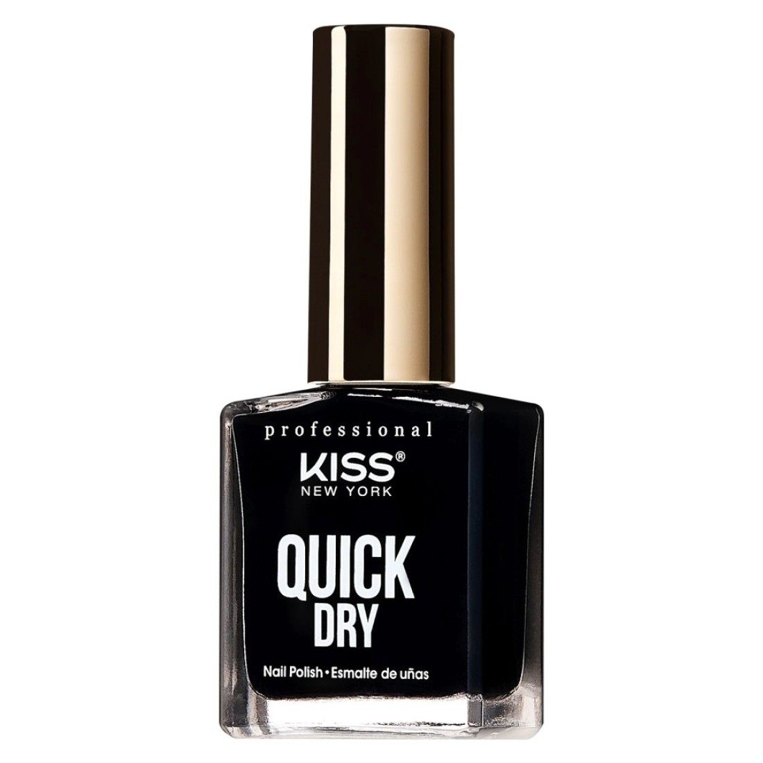 Kiss Quick Dry Nail Polish QP03 Black Out 13ml