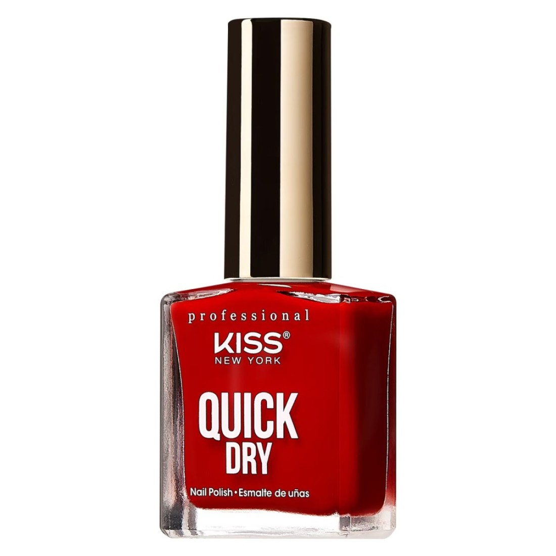 Kiss Quick Dry Nail Polish QP04 Ready Set Red 13ml