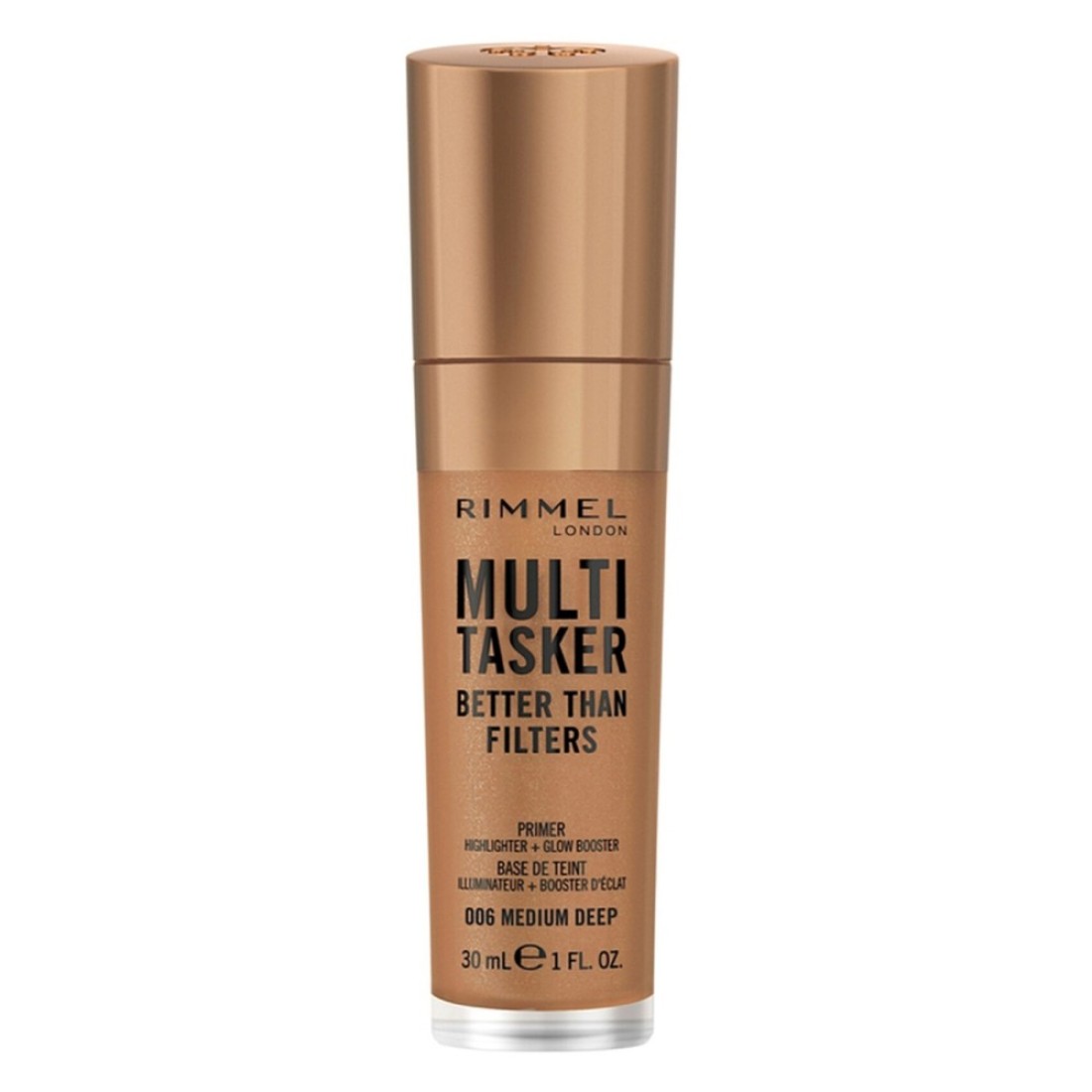 Rimmel London Multi Tasker Better Than Filters Primer Highlighter Plus Glow Booster 006 Medium Deep 30ml
