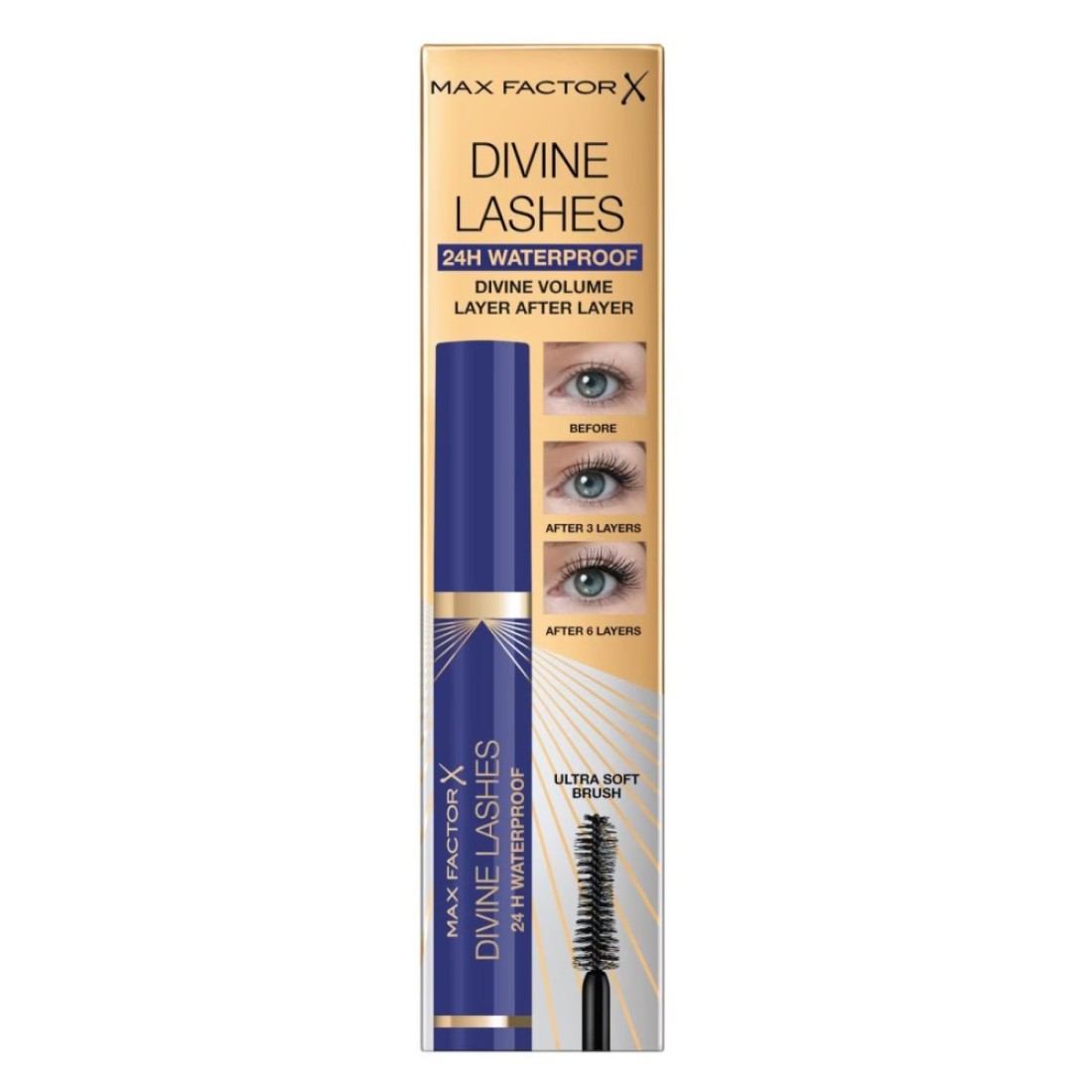 Max Factor Divine Lashes Waterproof Mascara Black 9ml