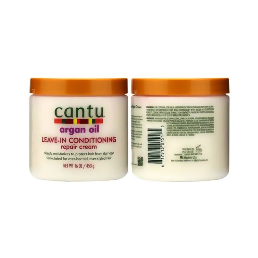 Cantu Argan Oil Leave-In Conditioning Repair Cream White 453g