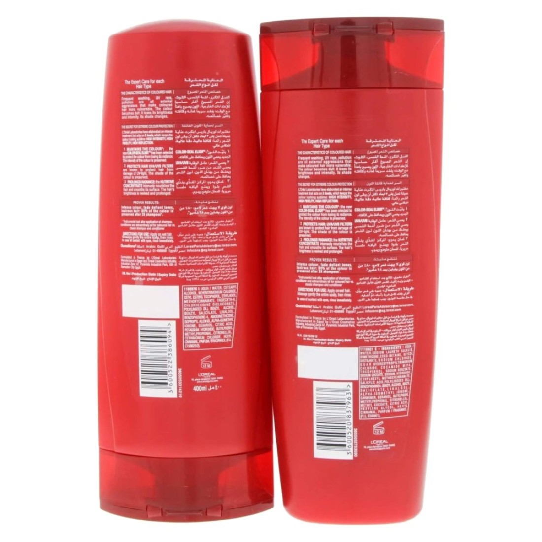 L&#39;Oreal Paris Elvive Colour Protect Shampoo 400ml And Conditioner 360ml