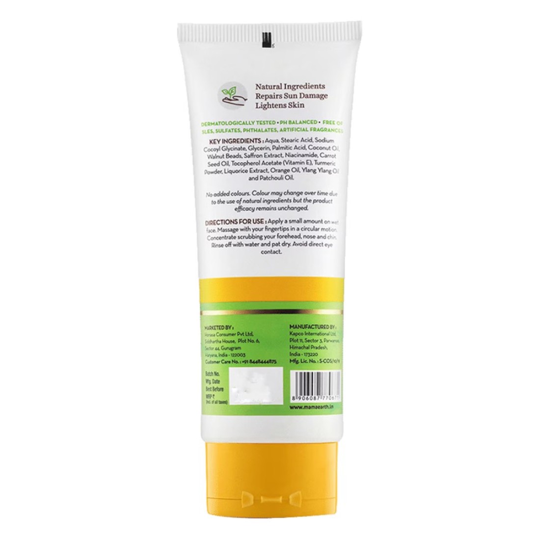 Mamaearth Ubtan Face Wash With Turmeric White 100ml