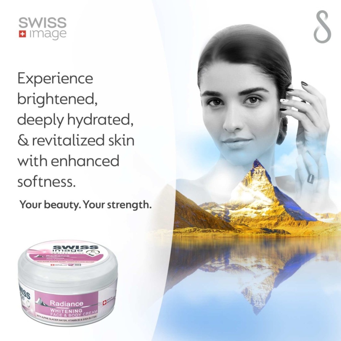 Swiss Image Radiance Whitening Face &amp; Body Cream 200ml