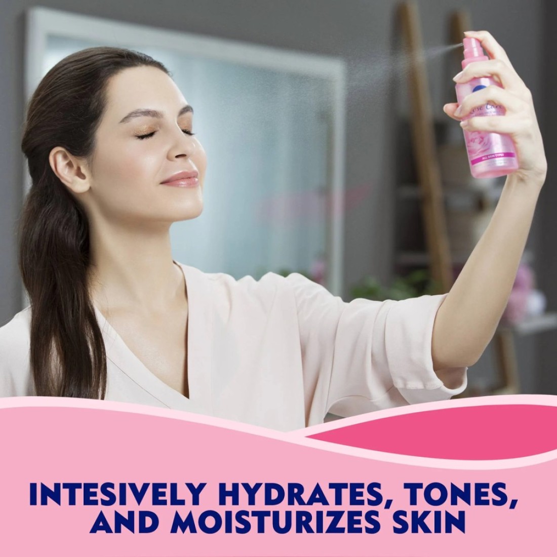 NIVEA Face Mist Hydrating Rose Care with Organic Rose Water All Skin Types 150ml