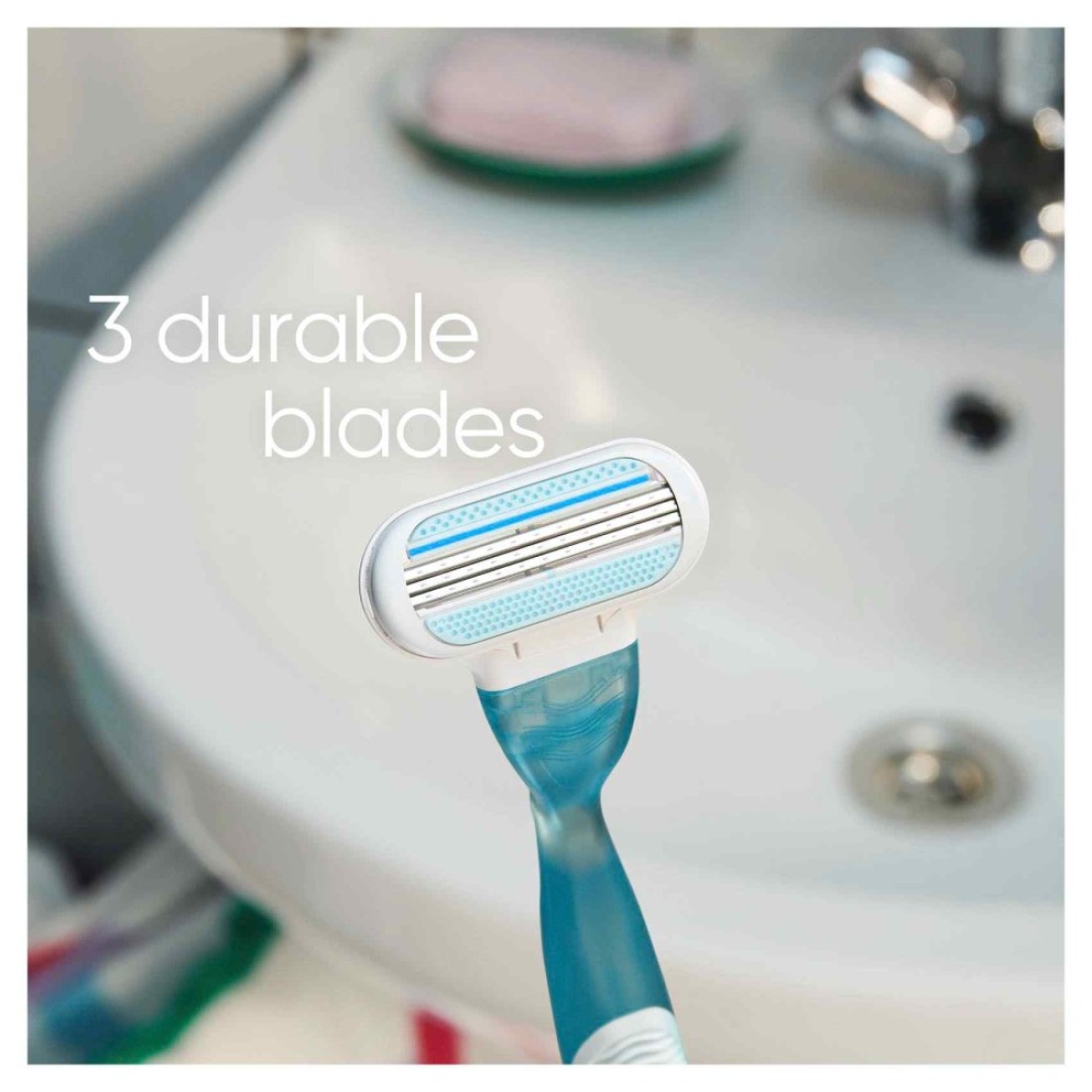 Gillette Venus WoMen&#39;s Razor Blade Refills Blue 4 PCS