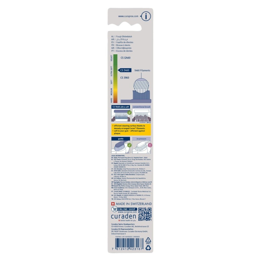 Curaprox 5460 Ultra Soft Toothbrush Orange