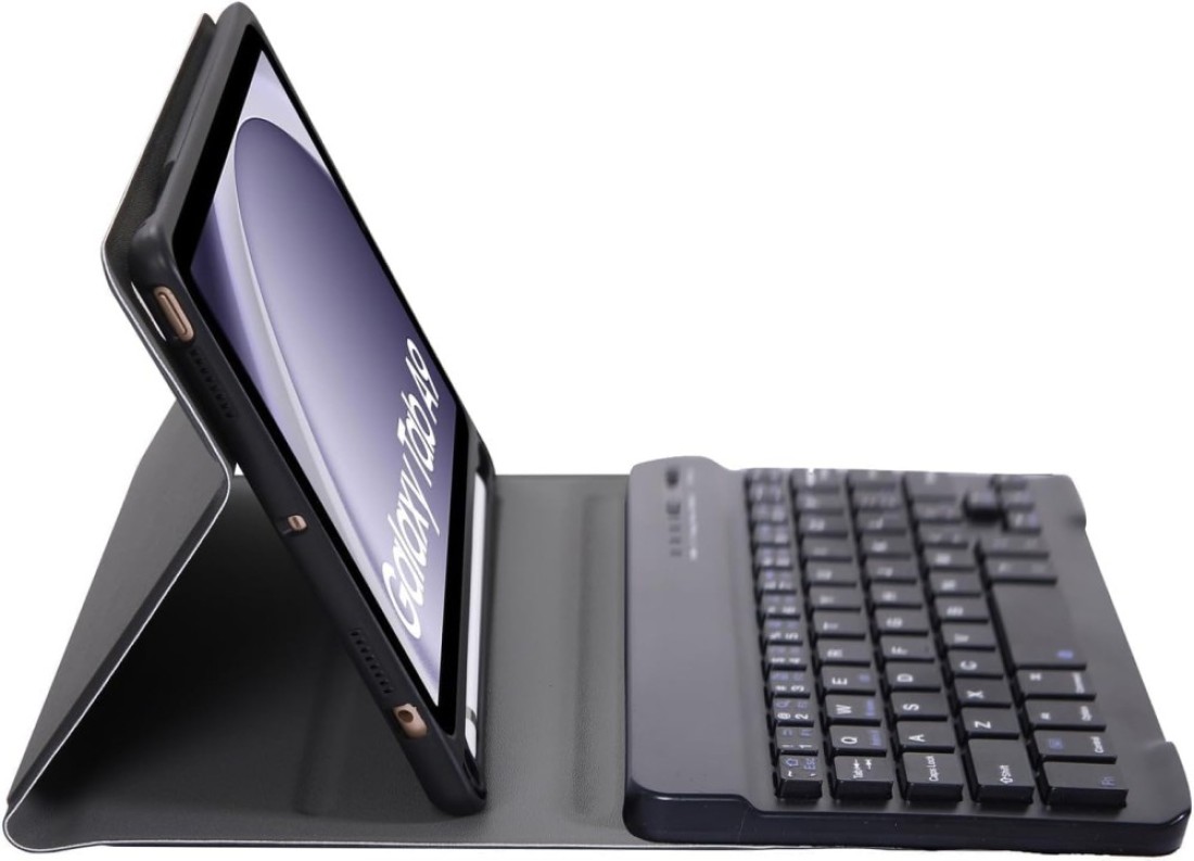 Keyboard Case for Samsung Galaxy Tab A9+ 2023 SM-X210 / SM-X215 / SM-X216 with S Pen Holder，Protective Cover Case with Detachable Wireless Keyboard for Samsung Galaxy Tab A9 Plus 2023 &ndash;Black