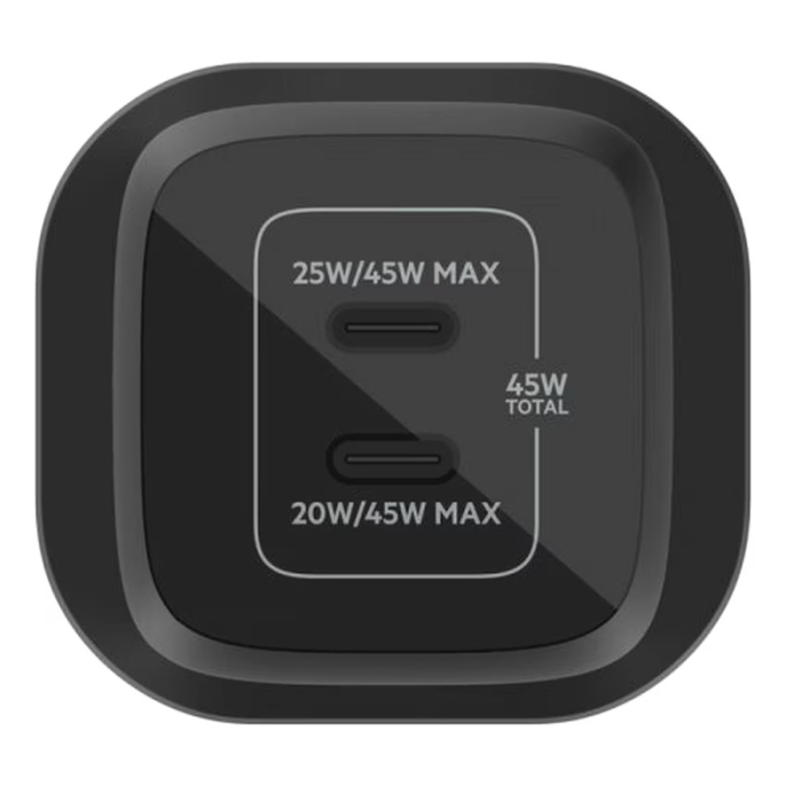 بلكين بوست بلكين محول حائط شحن سريع USB-C PD - أسود 45 واط