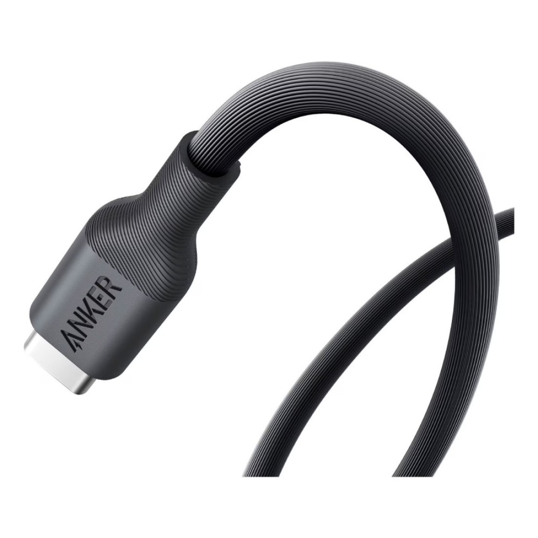 أنكر بايو-بيسد كابل USB-C إلى USB-C لمزامنة البيانات والشحن - أسود 3 قدم