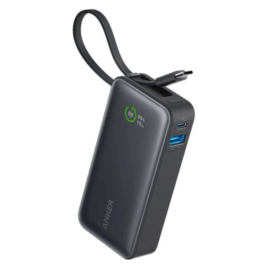 Anker Nano Power Bank With USB-C Cable Black 20000mAh 30W