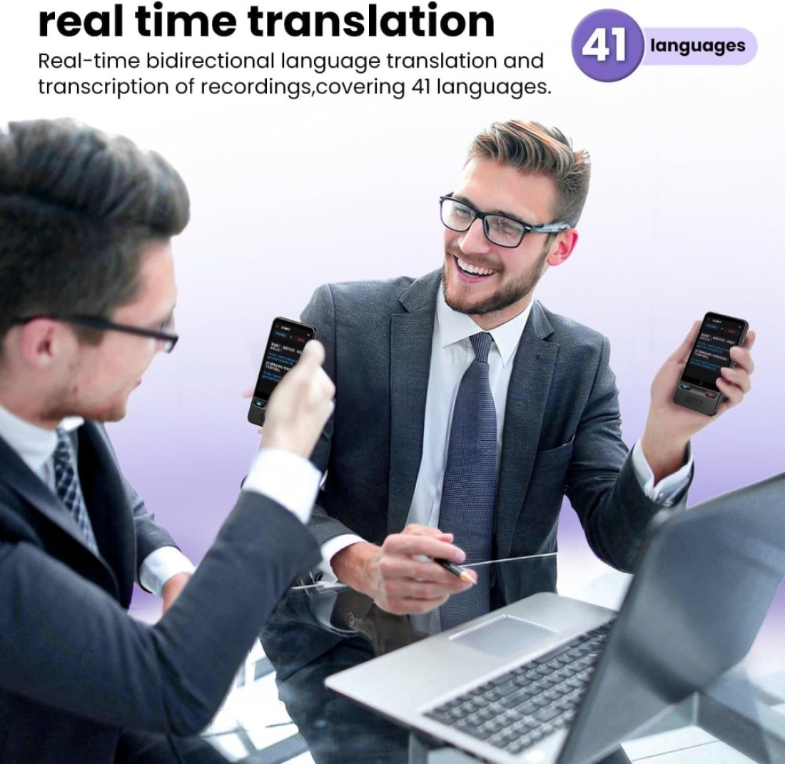 Smart Language Translator, Instant, Two-Way Communication, Offline/Online Voice &amp; Photo Translation, 138 Languages Supported