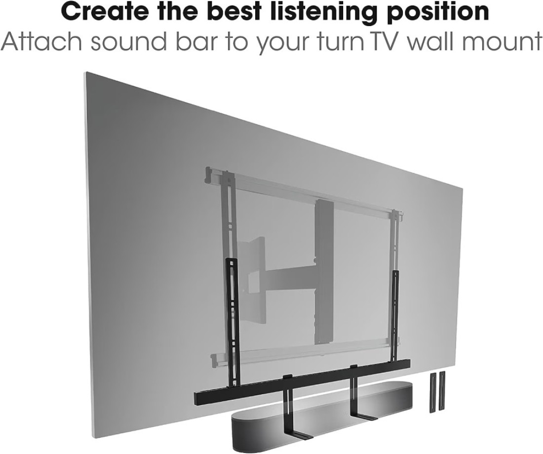 Vogel&#39;s Sound 3550 Universal Soundbar Mount Also Fits Bose 500/700 Sonos Arc/Beam/Playbar Samsung Sony LG And JBL For Vesa 100 To 600 Max. 14.3 Lbs (6,5 Kg)