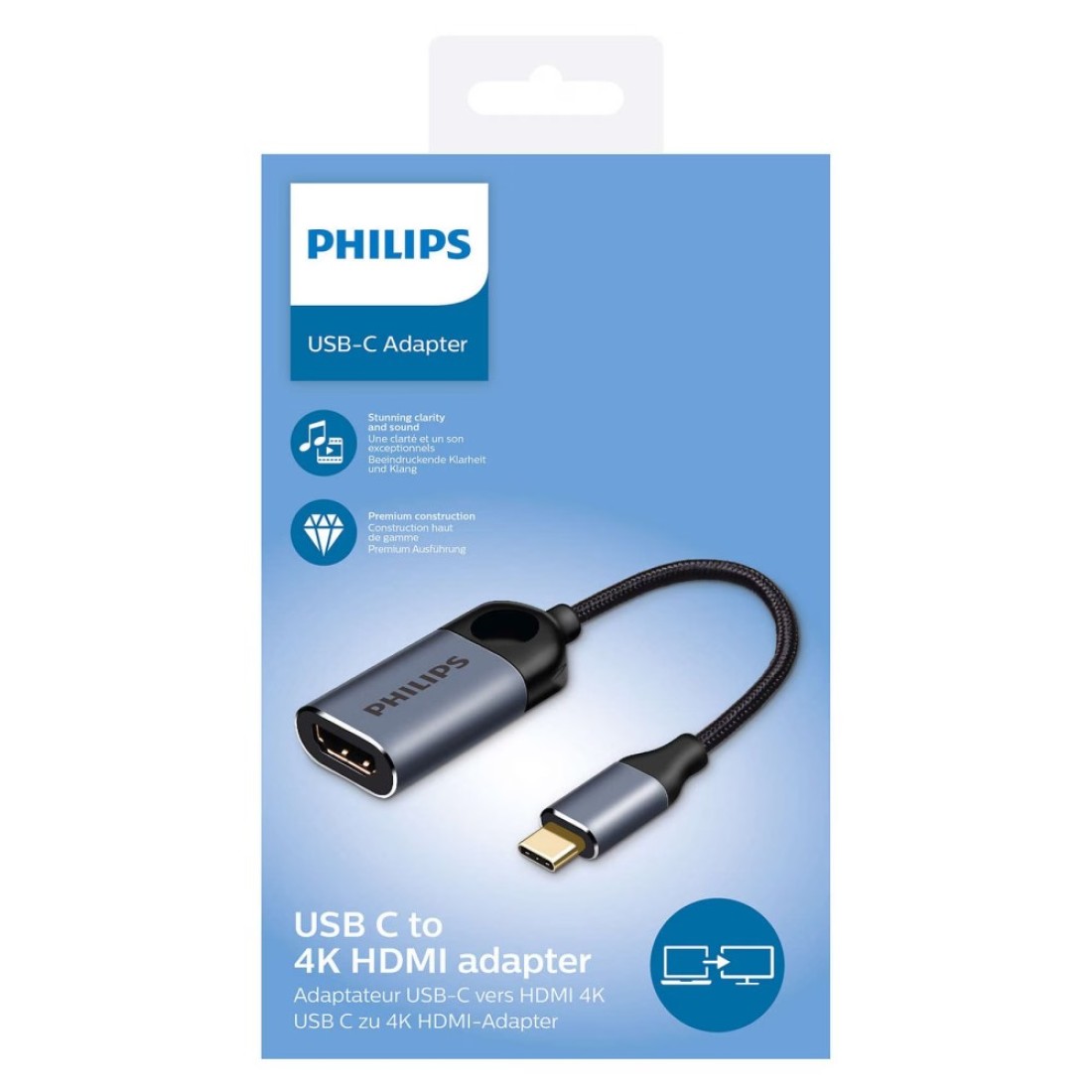 فيليبس محول ADTRSWV6001 يحول USB-C إلى HDMI