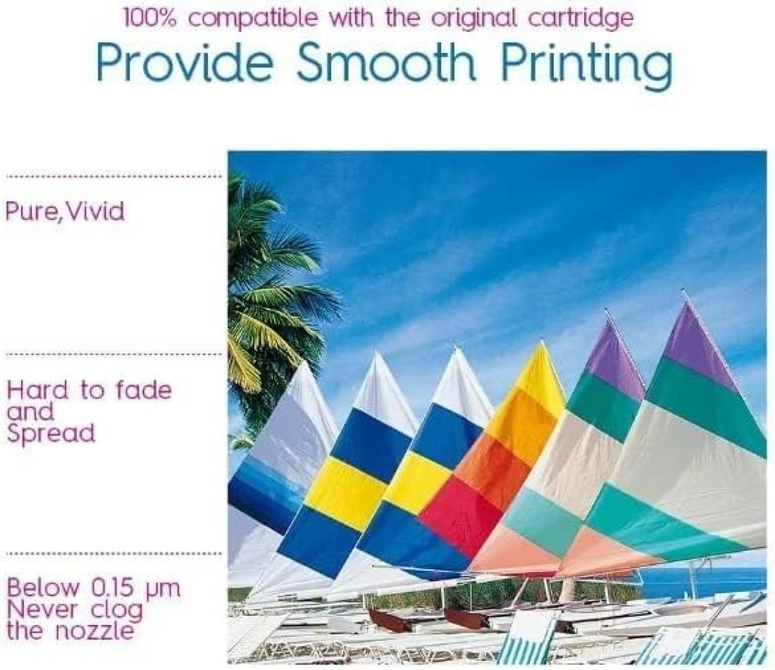 GI- 41 ink set 4-Pack (PigmentBlack Cyan Magenta Yellow) GI 41 Compatible for CANN PIXM G1420/G2420/G2460/G3420/G3460