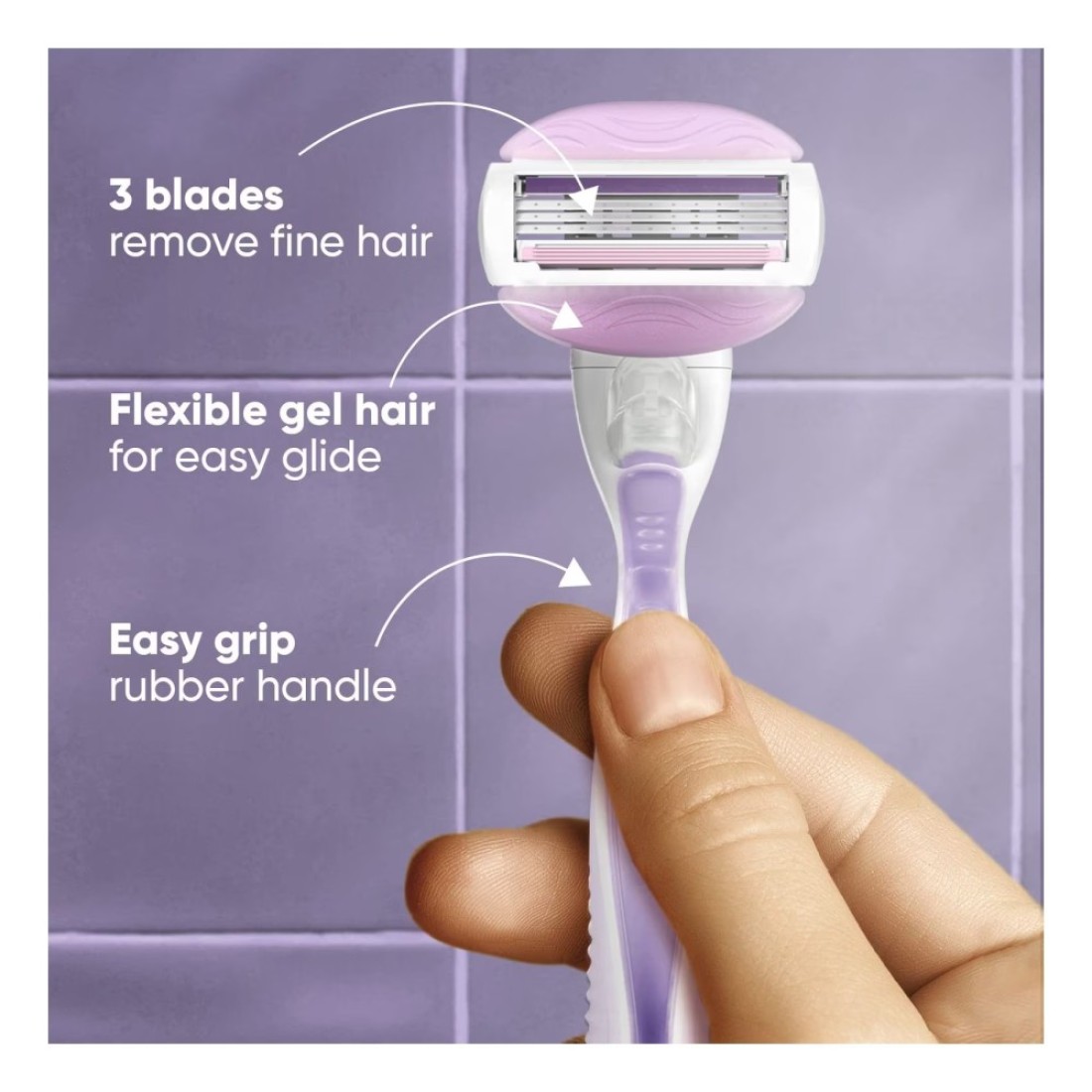 Gillette Venus Comfortglide Breeze Razor and Cartridges Pack of 7