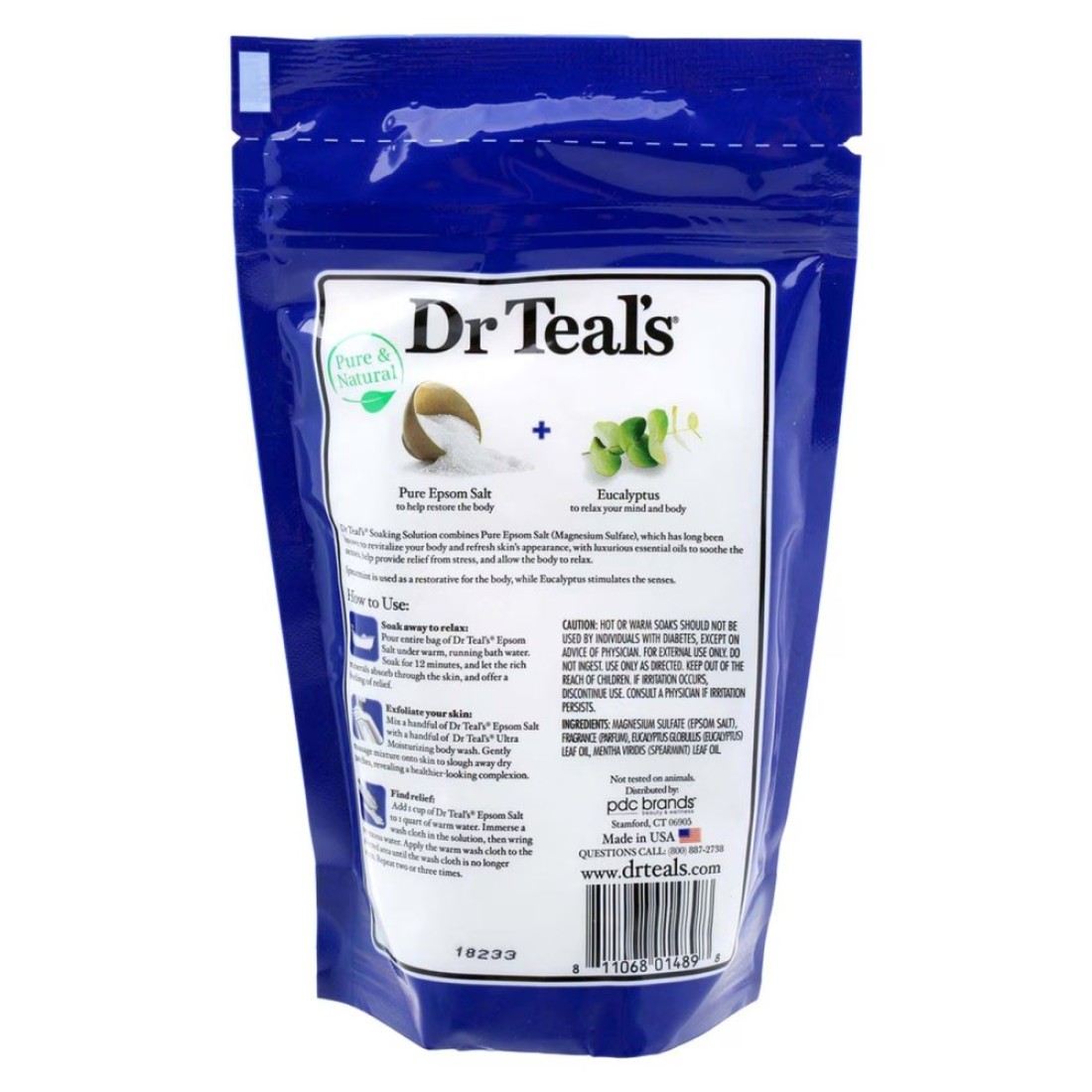 Dr.Teal&#39;s Pure Epsom Salt Soaking Solution With Eucalyptus And Mint 450g