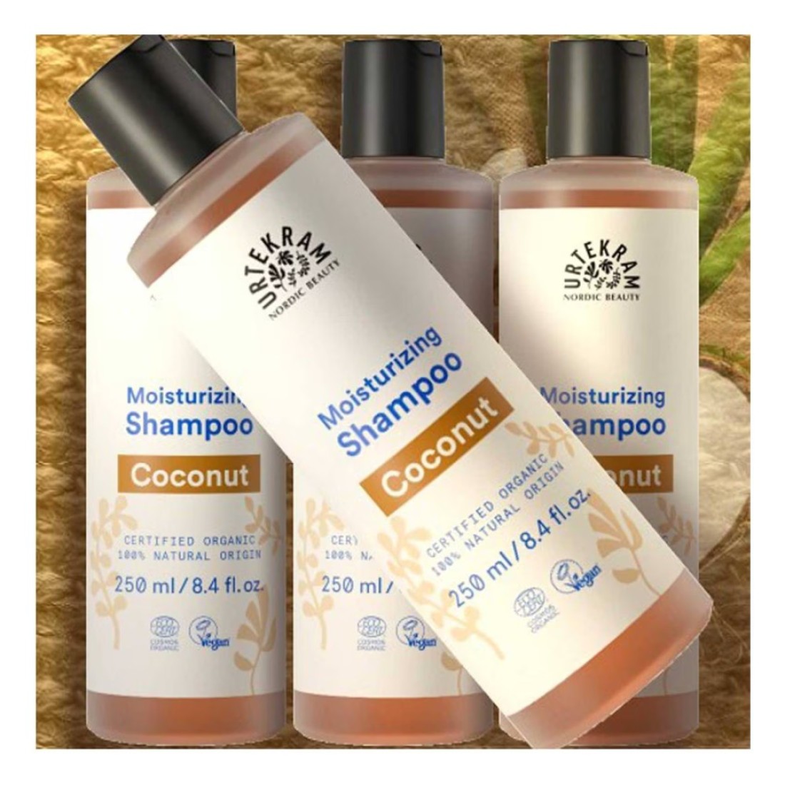 Urtekram Organic Coconut Shampoo Brown 250ml
