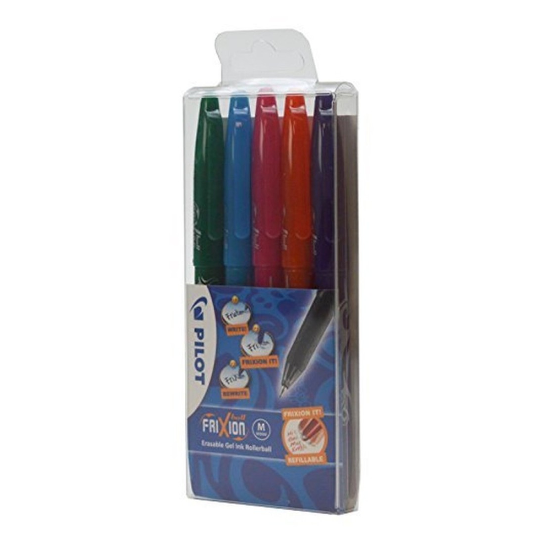 Pilot Frixion Colour Rollerball Pen 0.7mm 5 PCS