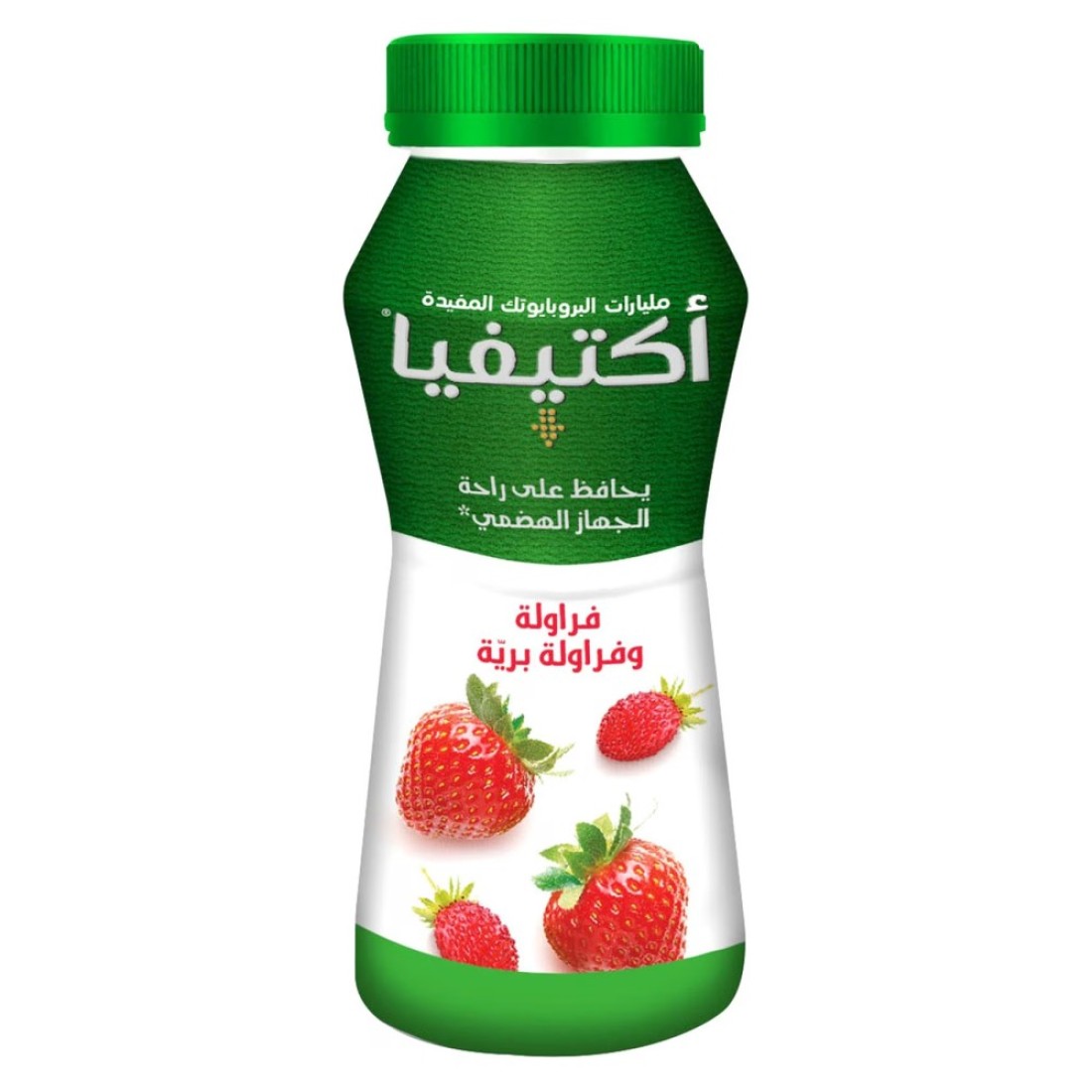 أكتيفيا مشروب زبادي جو بالفراولة والفراولة البرية 180 ملل