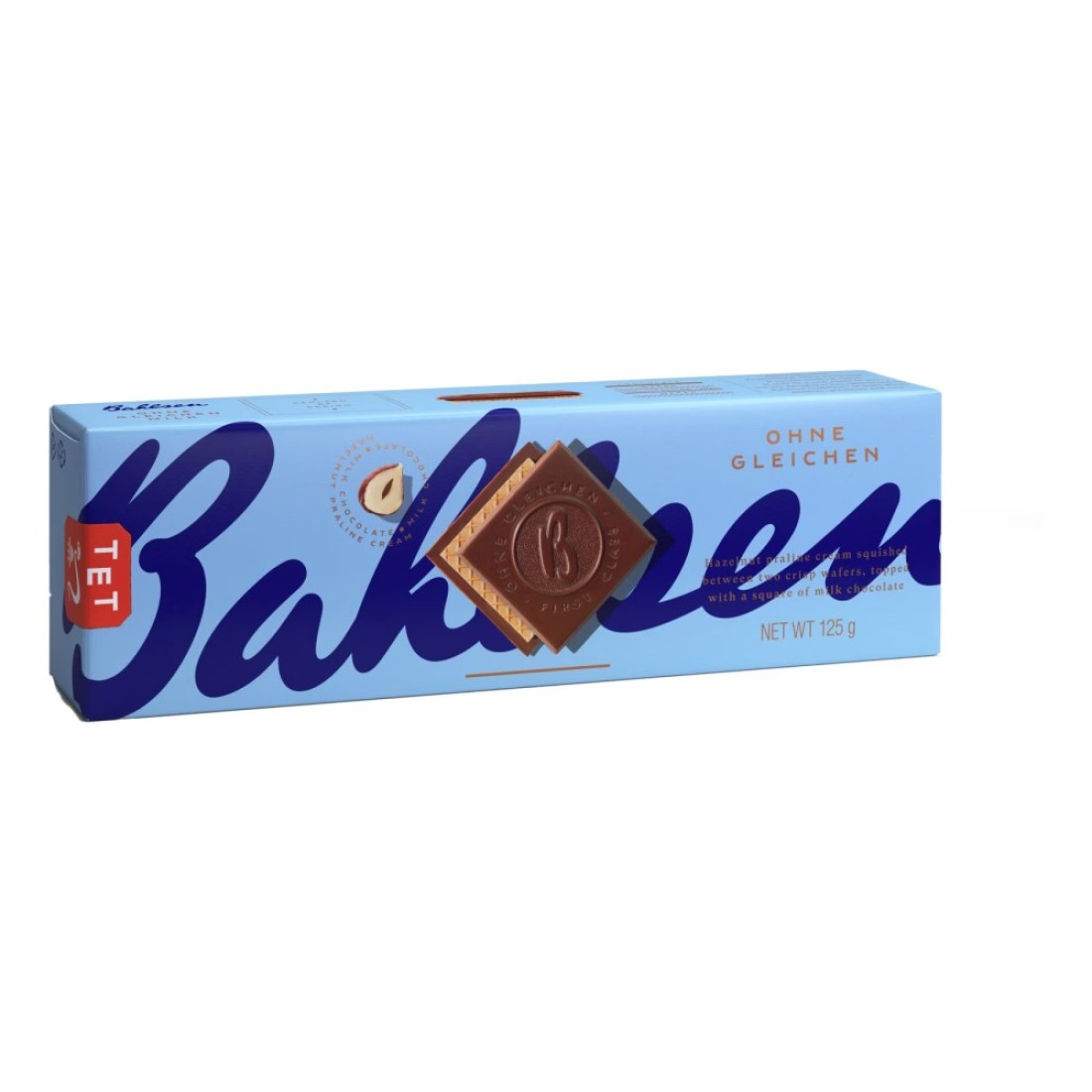 Bahlsen Ohne Gleichen Milk Chocolate Coated Wafers, 125g