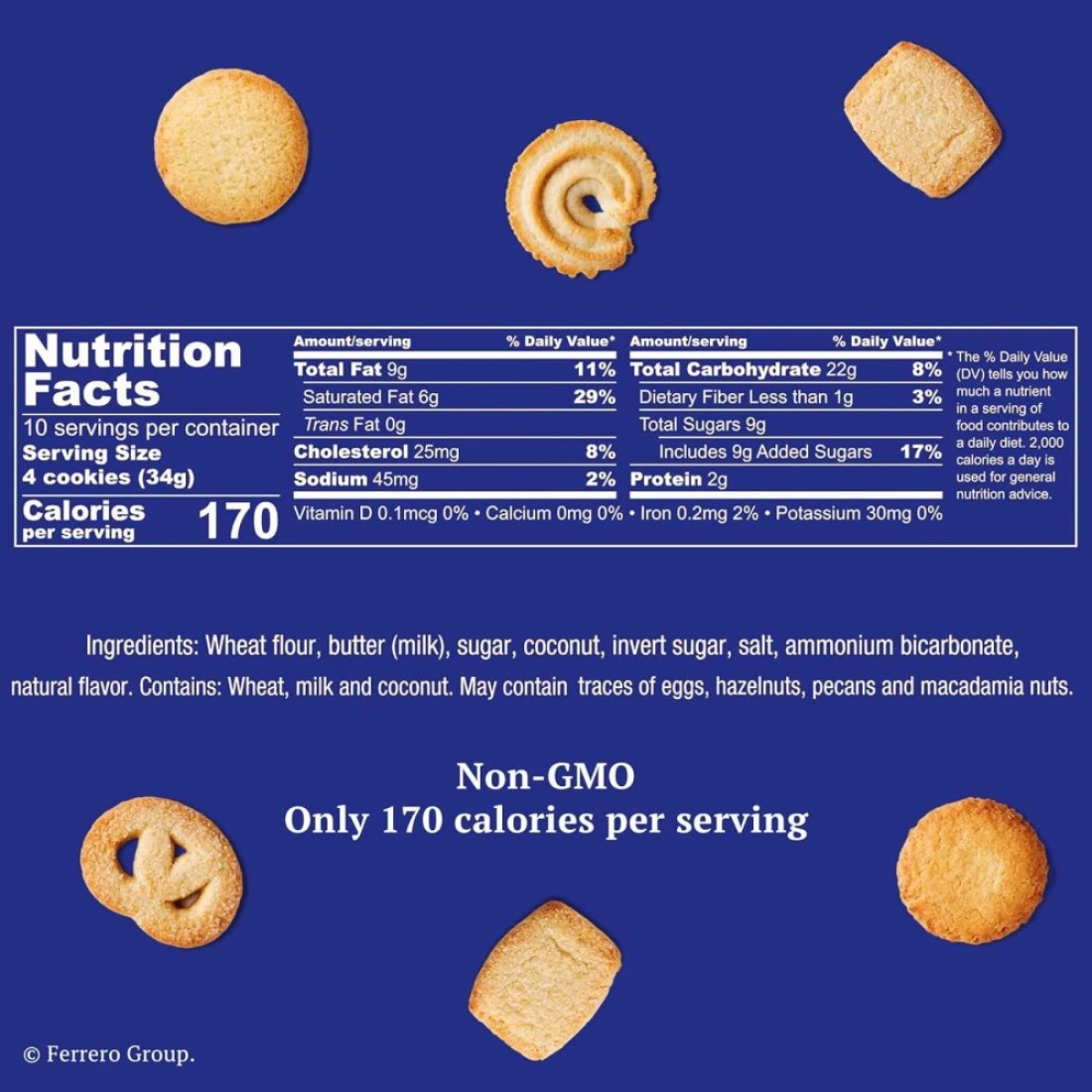 Royal Dansk Danish Butter Cookies, 340g