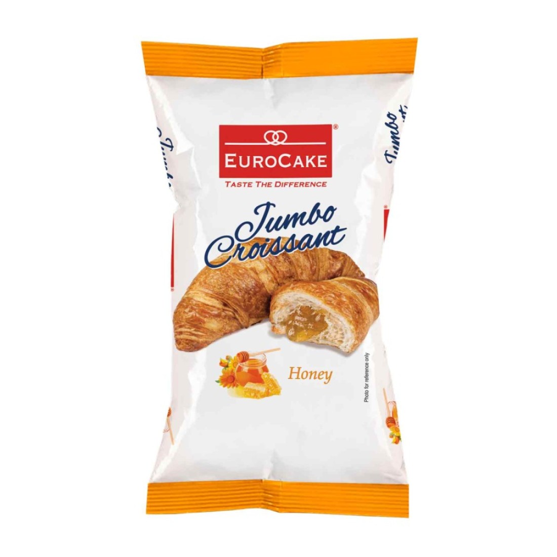 EuroCake Honey Filled Jumbo Croissant, 300g Pack of 2