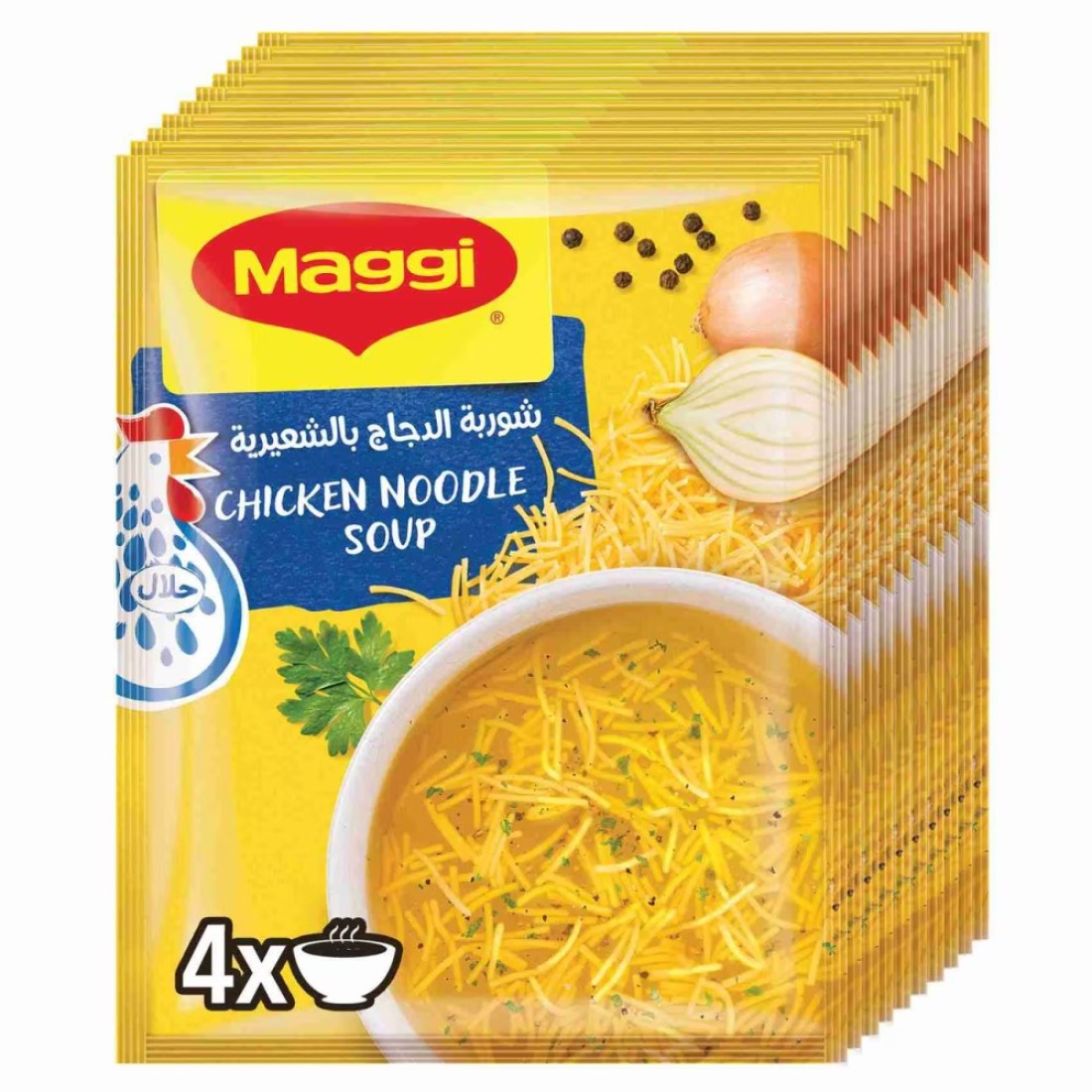 Nestle Maggi Chicken Noodle Soup 60g Pack of 12