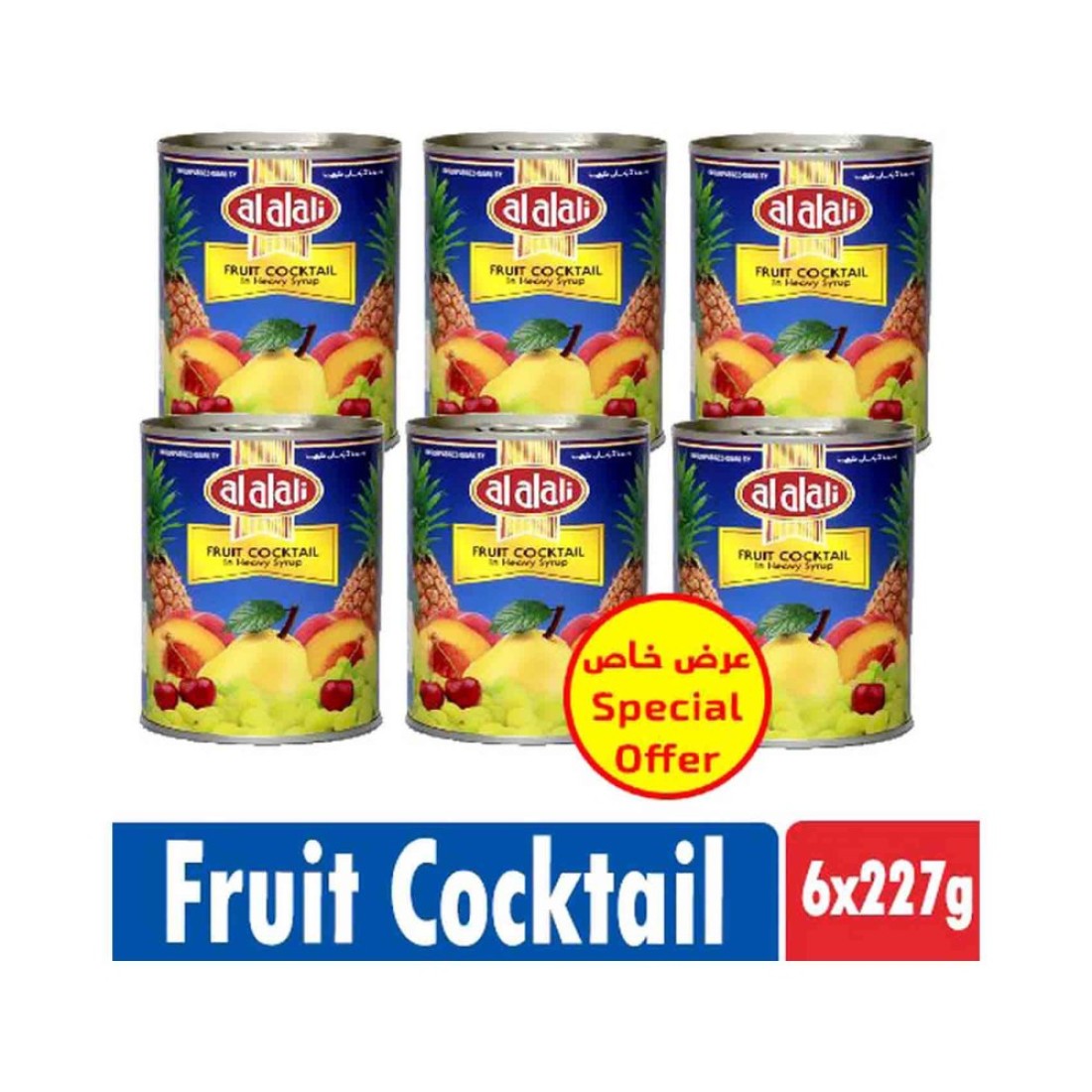 Al Alali Fruit Cocktail In Heavy Syrup 227g Pack of 6