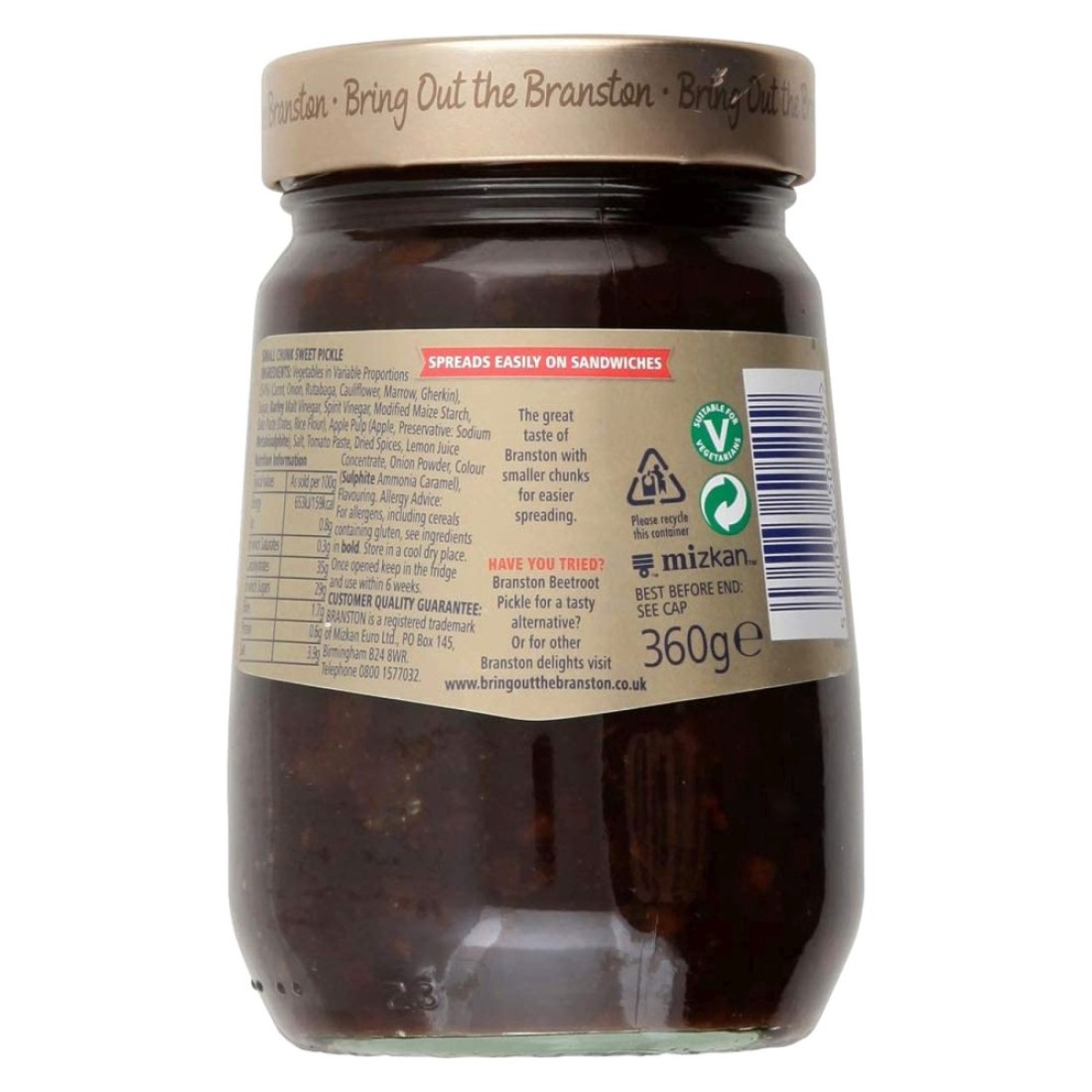 Branston Small Chunk Sweet Pickle 360g