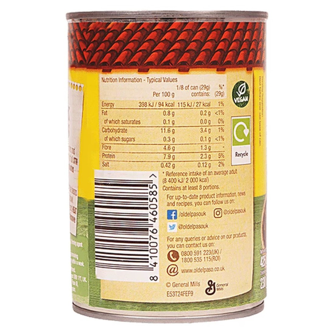 Old El Paso Black Beans 425g
