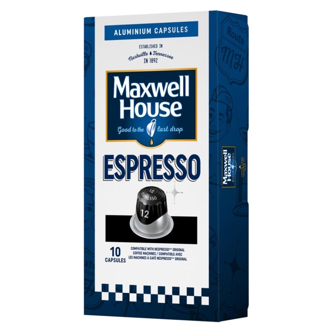 Maxwell House Chocolate Flavour Espresso Coffee Capsules 10 Capsules, 52g