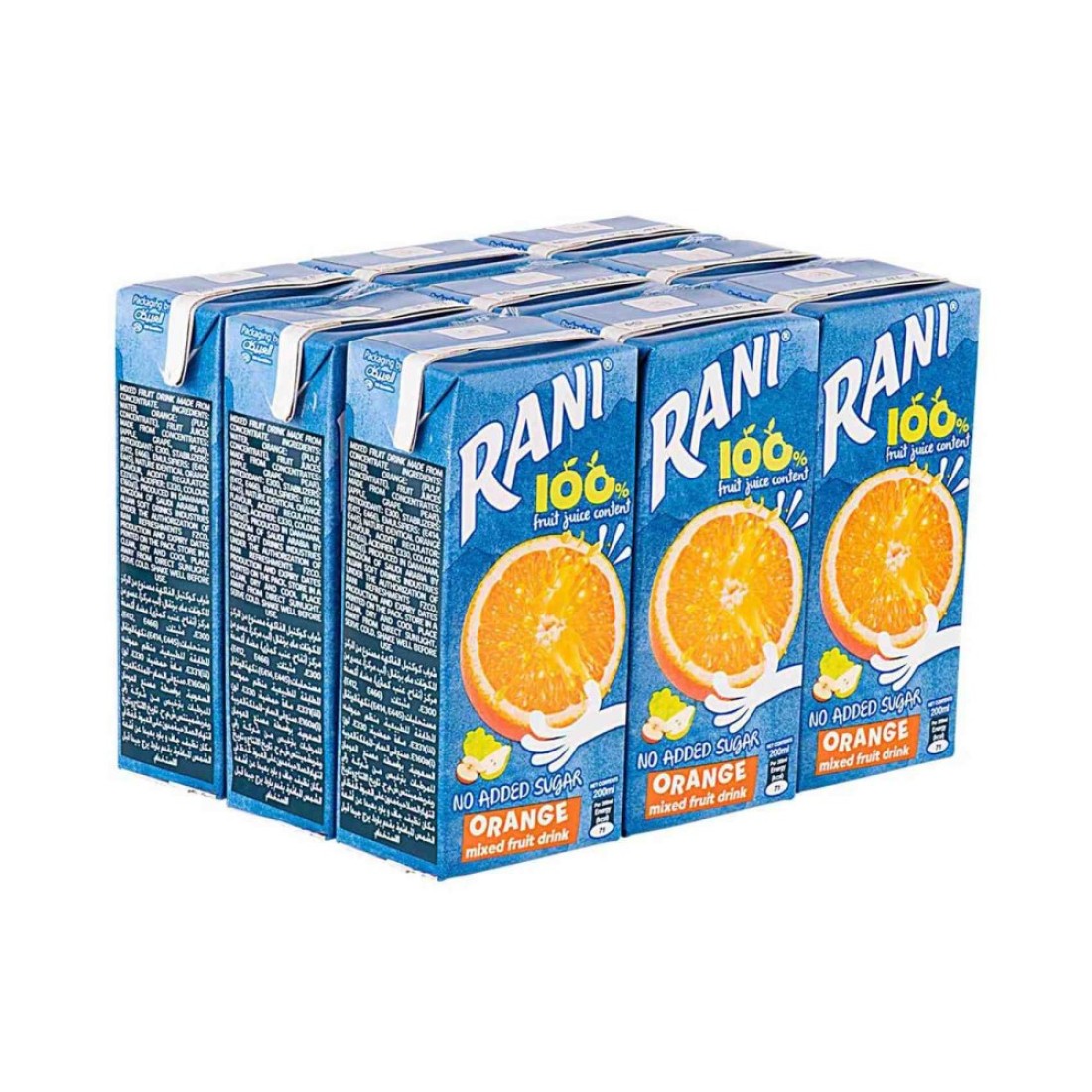 Rani Orange Juice 200ml Pack of 9