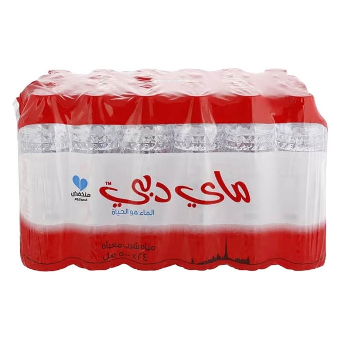 ماي دبي مياه شرب قليلة الصوديوم 500 ملل حزمة من 24