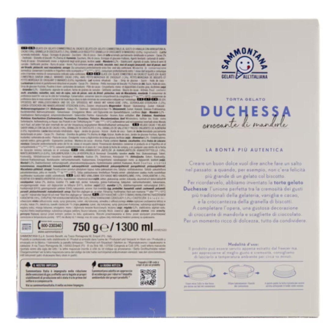 Sammontana Duchessa Cake 750g
