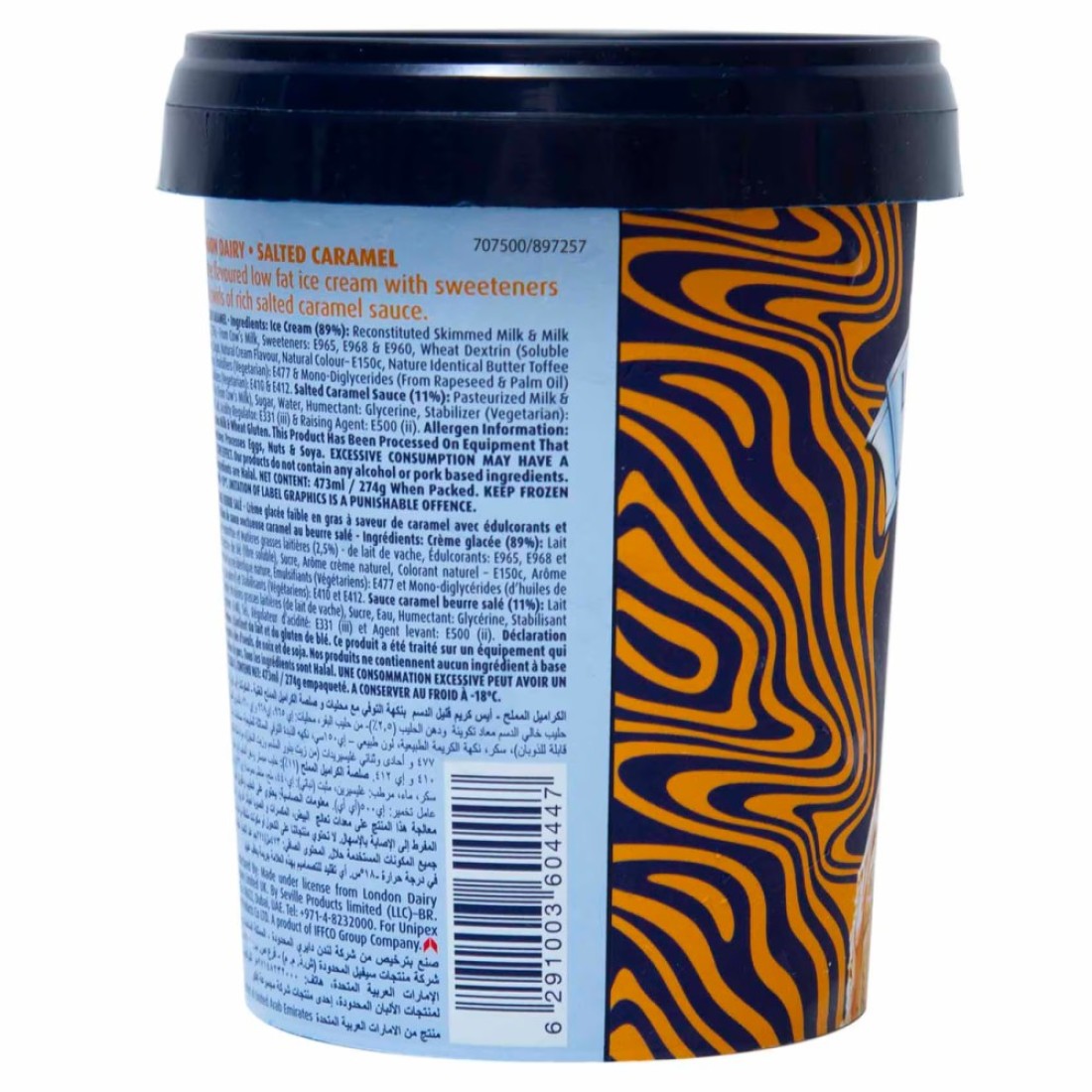 London Dairy Salted Caramel Ice Cream, 473ml