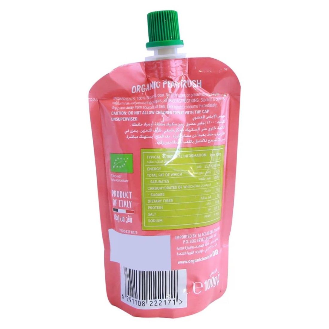 Organic Larder Pear Crush 100g