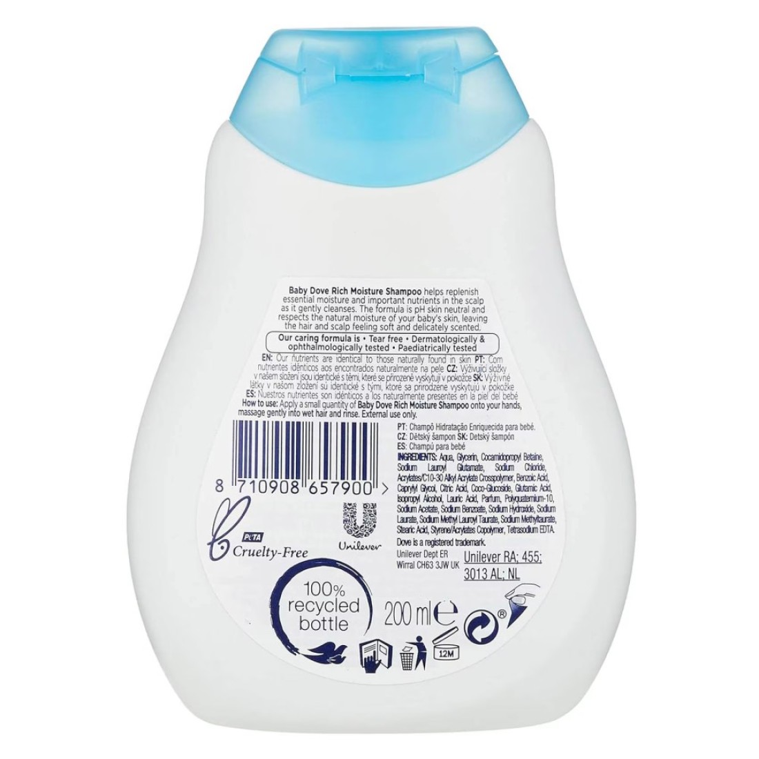 Dove Baby Rich Moisture Shampoo 200ml