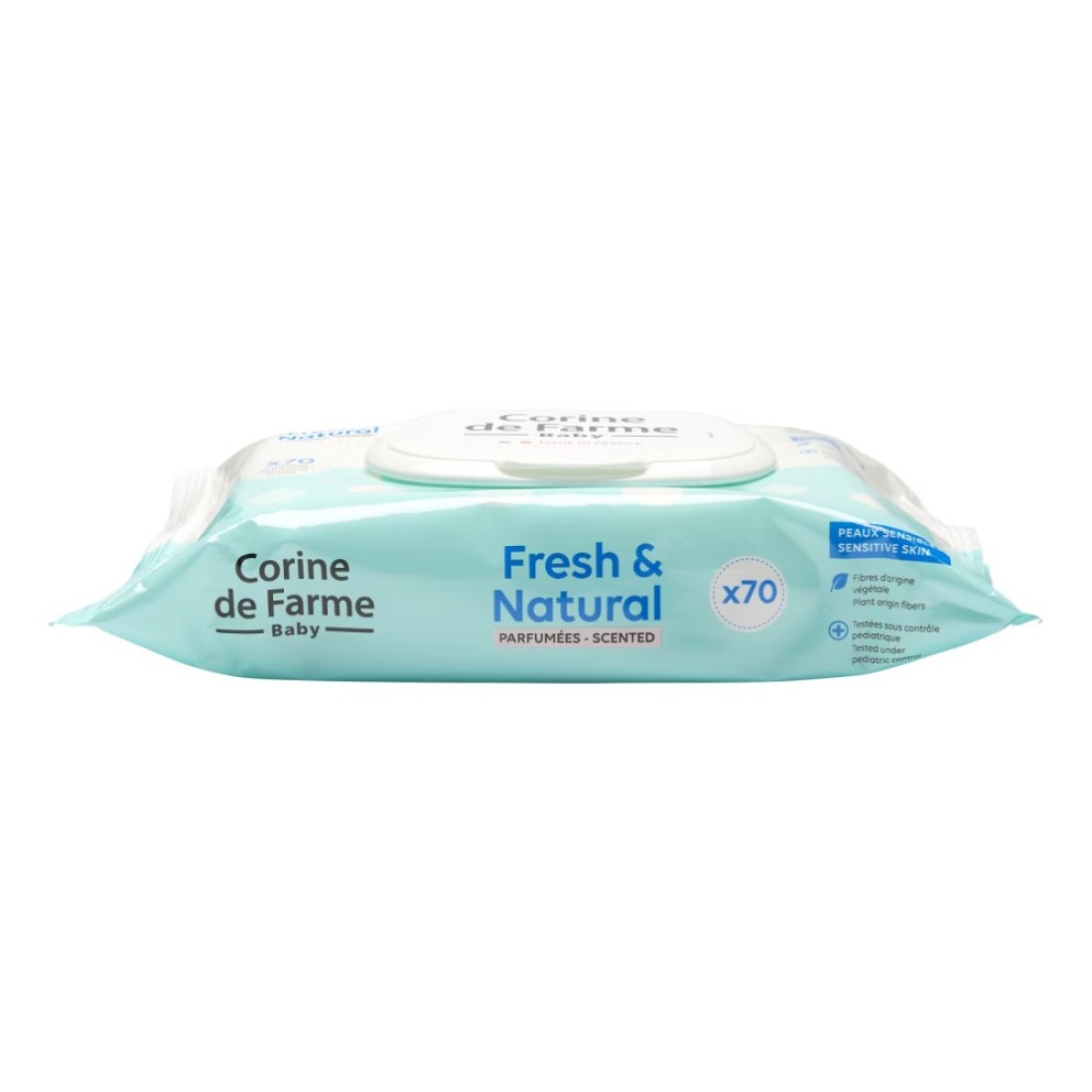 Corine De Farme Baby Fresh And Natural Cleansing Wipes 70 Wipes