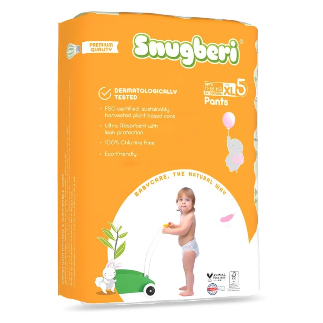 Snugberi Diaper Pants Extra Large Size 5 Up to 11-18kg 54 Pants