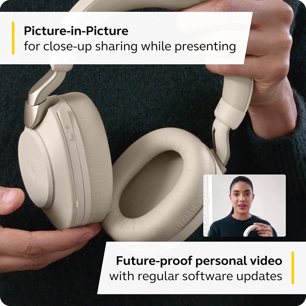 Jabra PanaCast 20 4K Video Conferencing Camera - Flexible Plug & Play Personal Video Solution Webcam with AI-powered 4K Ultra-HD, Intelligent Zoom and Lighting Optimization